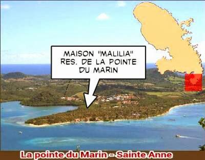 Malilia Beach A Sainte-Anne - Wifi -5 Min A Pied De La Plage Exteriér fotografie